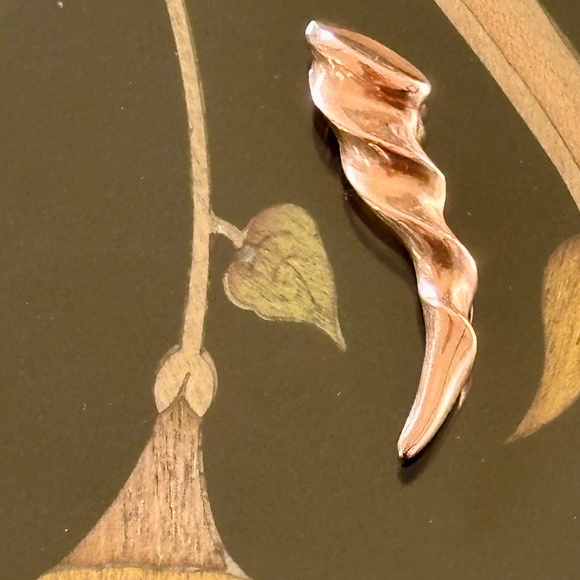 Alex Woo 14k Swirling Cornicello Charm / Signed By The Artist / UNISEX - Picture 7 of 16